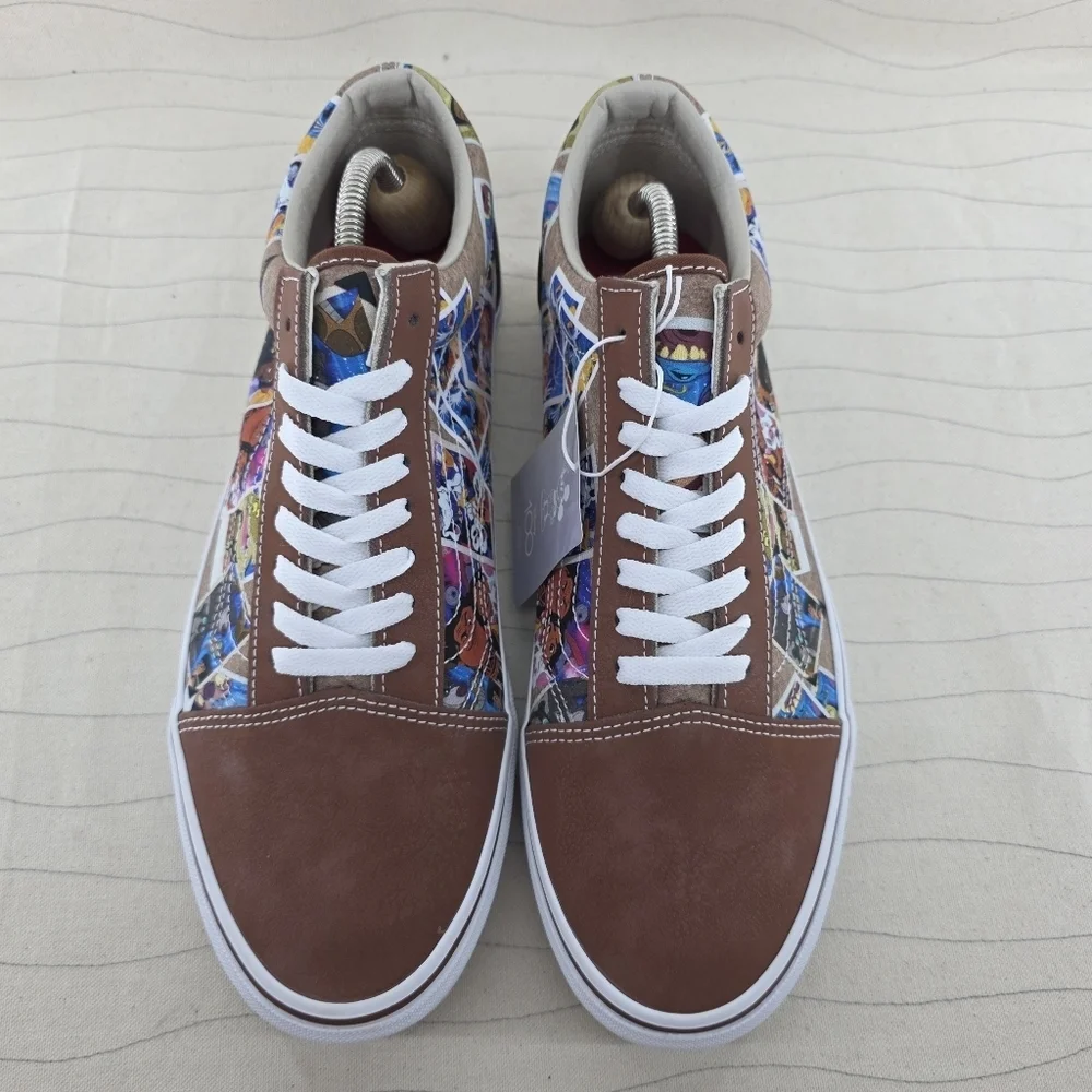 Vans x Disney Mens 100th Scrapbook Old Skool Skate Sneakers Shoes Size 11.5 NEW - Picture 3 of 13